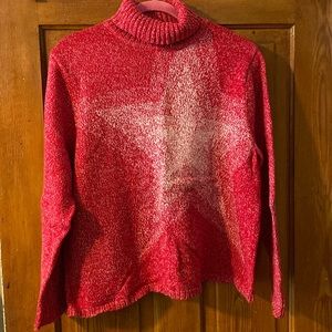 Norton Studio Red Turtleneck Sweater Women’s Size 1X